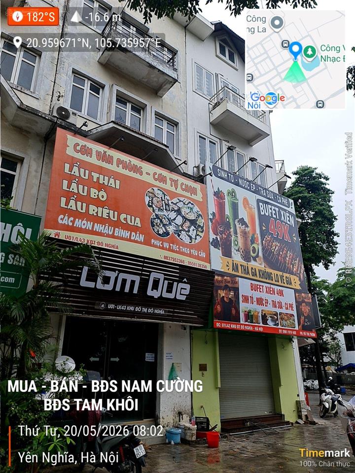 Liền kề đô nghĩa view hồ cây đàn  đường 30m (vỉa hè 10m) hoàn thiện thang máy  giá 22 tỷ