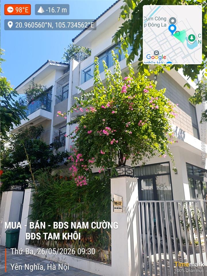 Biệt thự nam cường  sol lake villa  200m2  hoàn thiện đẹp  giá 29,5 tỷ