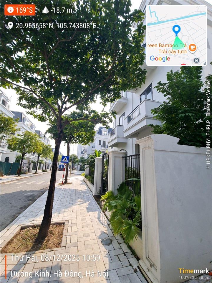 Bán lô góc solasta mansion 247.5m²  tập đoàn nam cường