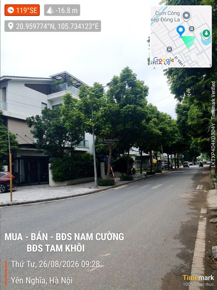 139tr/m2  lô góc  biệt thự nam cường  sol lake villa  đường 17,5m
