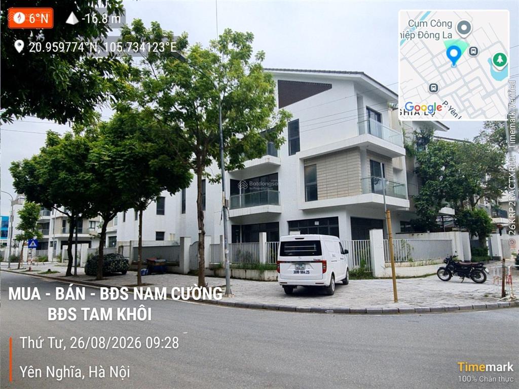 139tr/m2  lô góc  biệt thự nam cường  sol lake villa  đường 17,5m