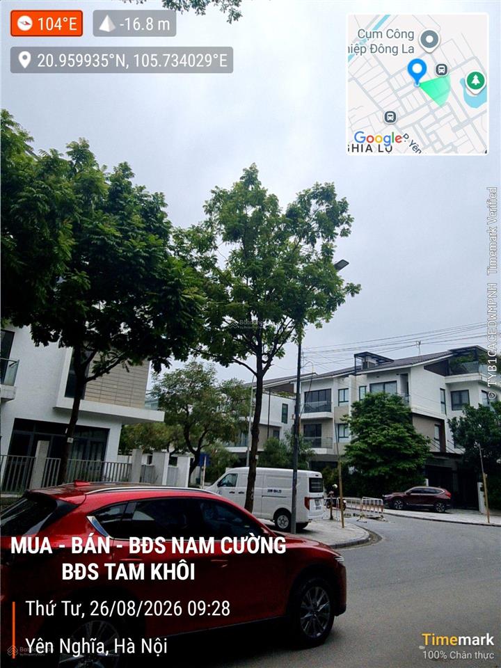 139tr/m2  lô góc  biệt thự nam cường  sol lake villa  đường 17,5m