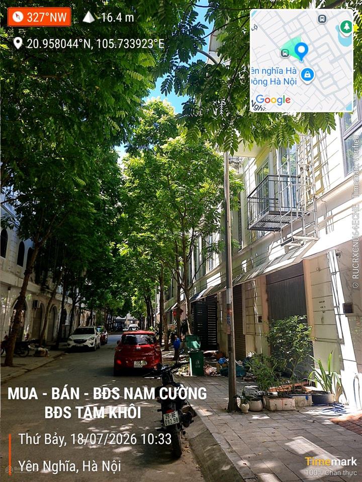 15,9 tỷ  75m2  2 mặt đường  hoàn thiện  có vườn hoa sau nhà