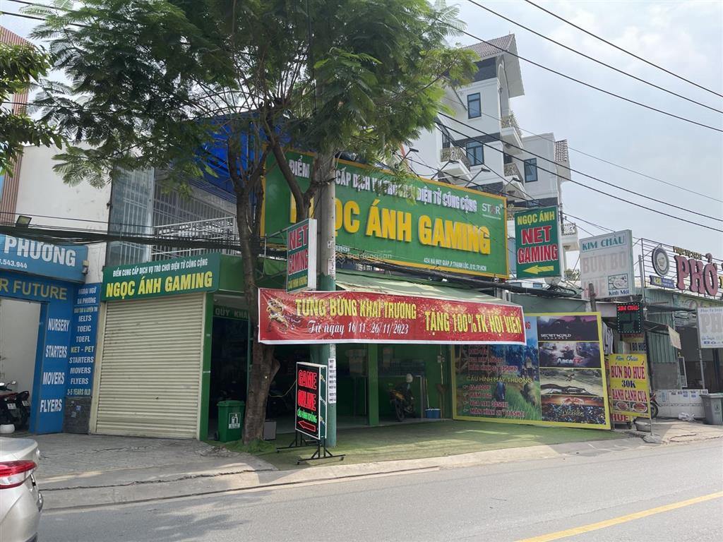 Cho thuê nhà mặt phố tại 424 hà huy giáp, 30 triệu vnd, dt 8*30, 1 trệt 1 lầu
