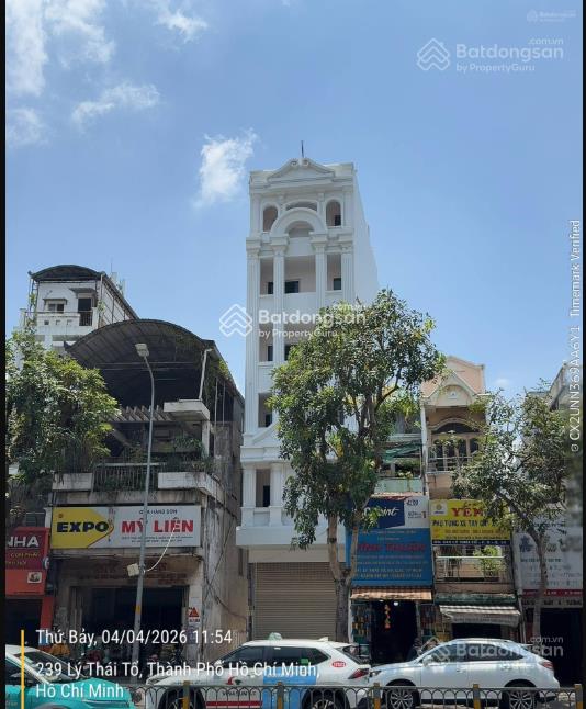 (hot) building hầm 7 tầng mặt tiền lý thái tổ quận 10 cũ. dt (5.65x20m) nở hậu 6.2m. giảm còn 45 tỷ