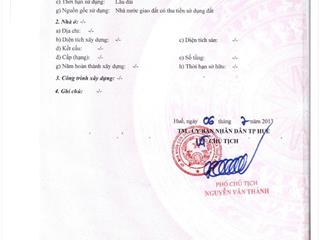 Đất nền trung tâm thành phố huế 133m2 đường 11m giá chỉ 2,3 tỷ ( 0899 204 ***)