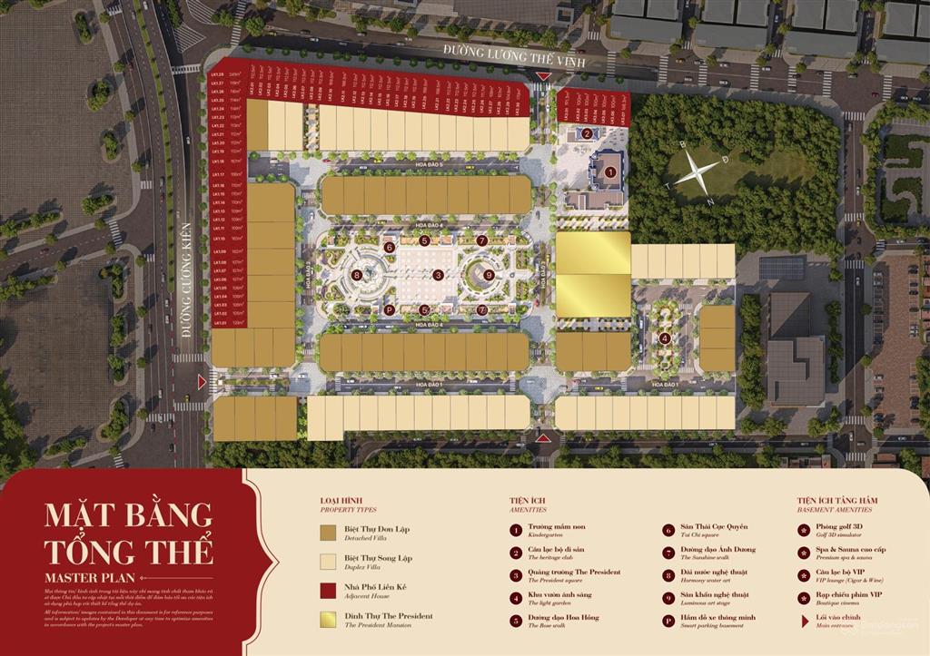 Bán shophouse the president park mễ trì diện tích 100m2 | kinh doanh đắc địa