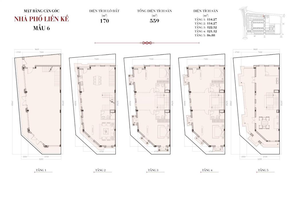 Bán shophouse the president park mễ trì diện tích 100m2 | kinh doanh đắc địa