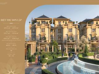 Biệt thự đơn lập the president park 251,5m2 | 4 tầng + hầm | mễ trì.  0919 558 ***