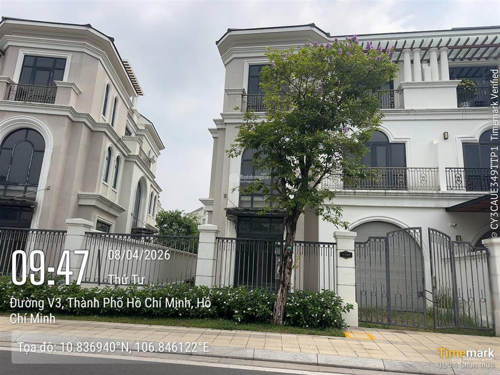 Chính chủ gửi bán nhanh biệt thự vinhomes grand park view hồ lớn dtd 346m², sổ hồng, 62 tỷ