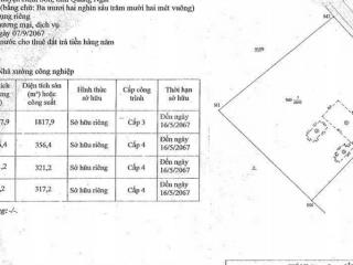 Chuyển nhượng 32000m2 trong khu kinh tế dung quất giá 25 tỷ xây dựng nhà xưởng cho thuê