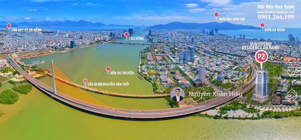 Bán căn hộ panoma 2 căn góc tầng cao view sông hàn