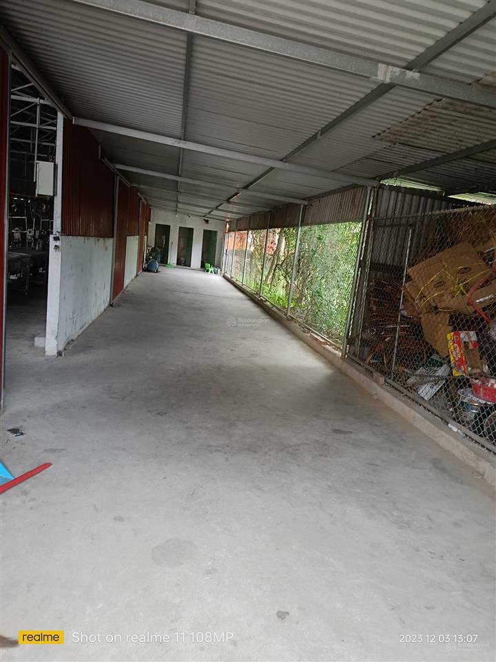 Kho xưởng mới dựng ở mạc đăng doanh ngang 15m, dtsd 400m2, làm gì cũng tiện