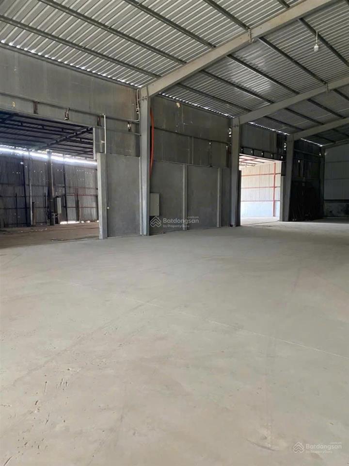 Cho thuê kho 500m2 ở đường 5, khung zamil, có trạm điện 320kv