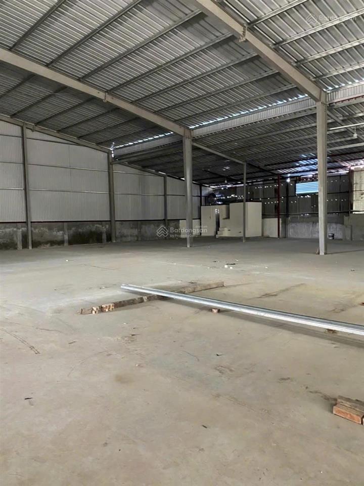 Cho thuê kho 500m2 ở đường 5, khung zamil, có trạm điện 320kv