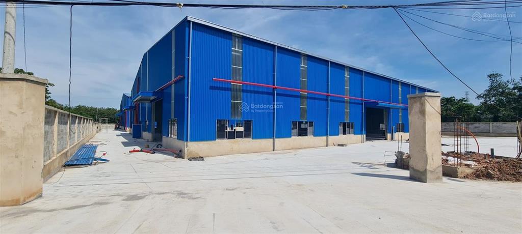 Cho thuê xưởng ở gần đông sơn, thuỷ nguyên, dt 2200m2, cẩu trục, trạm điện 650kva