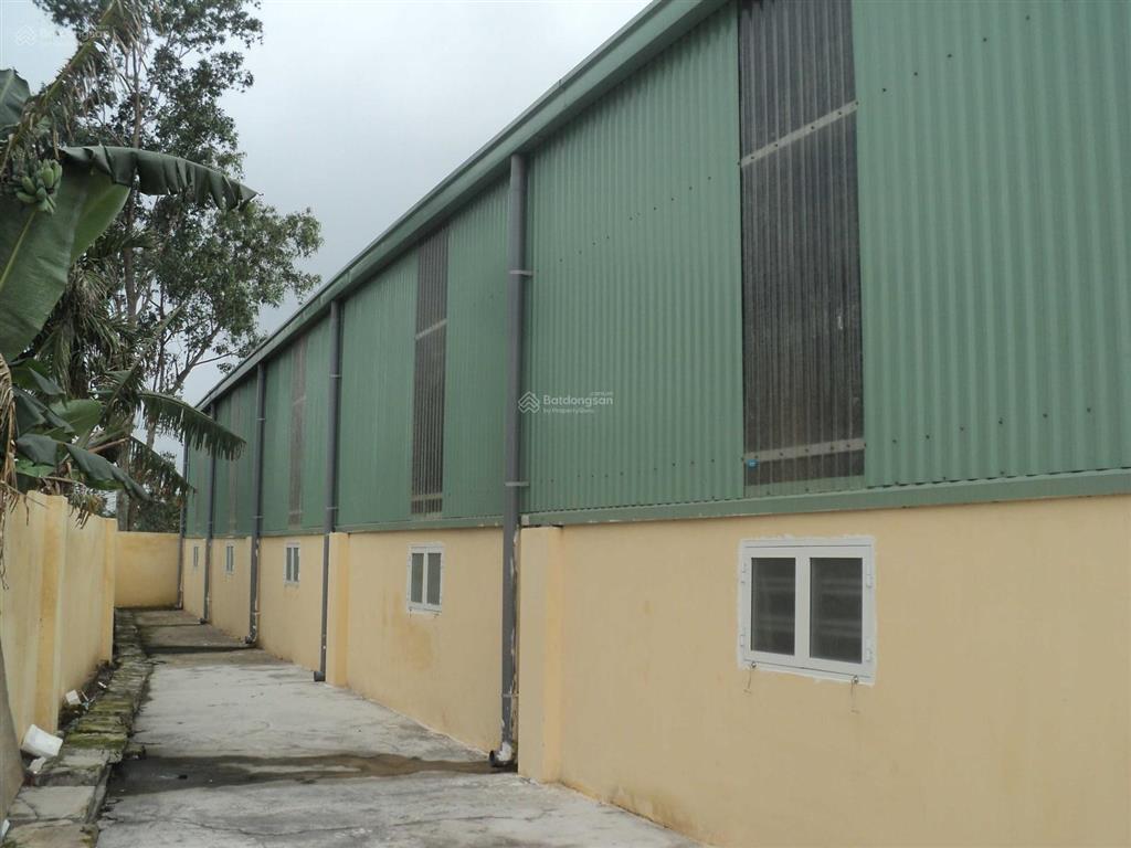 Cho thuê kho xưởng dt 350m2, gần cầu niệm, xe công vào được