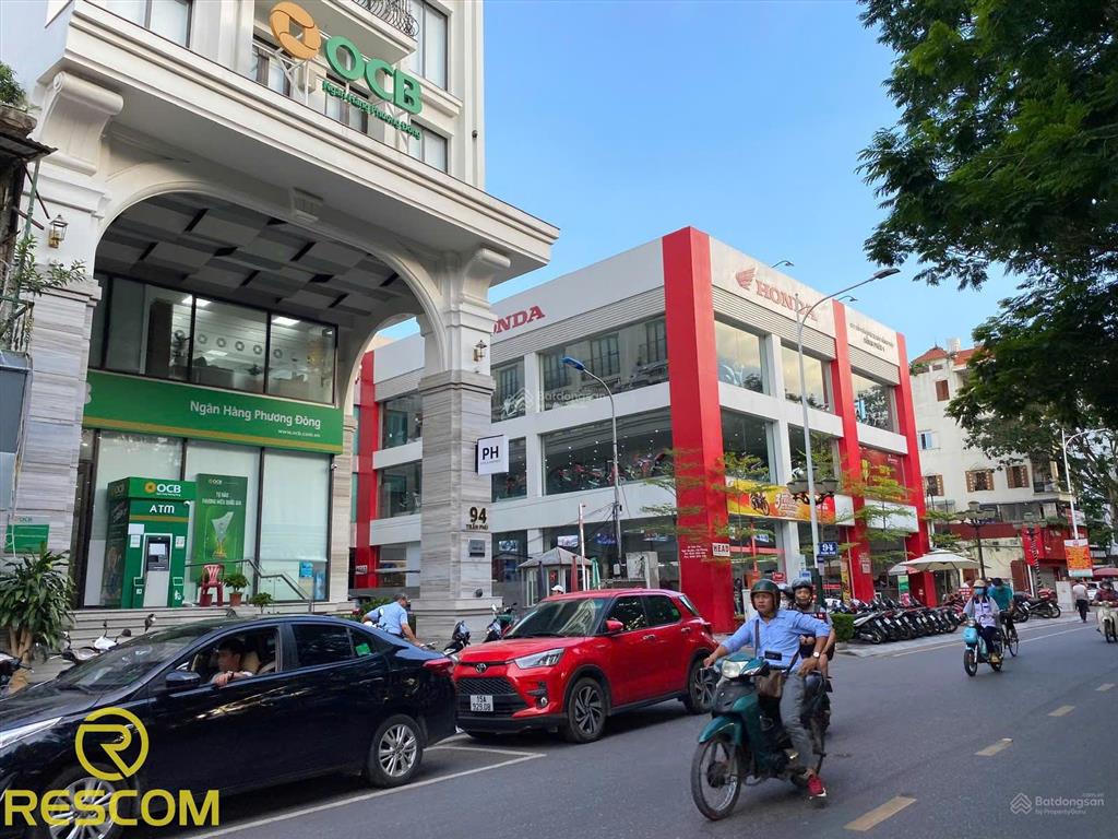 Mặt phố trần phú, mặt tiền 15m diện tích 300m2. phù hợp ngân hàng, f&b, siêu thị