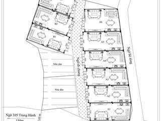 Dãy nhà mới xây ngõ 639 ngô gia tự thông ra 105 trung hành  9 căn  ô tô đỗ