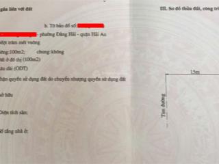 Cần bán lô đất tái định cư đường dứa, đường rộng 30m