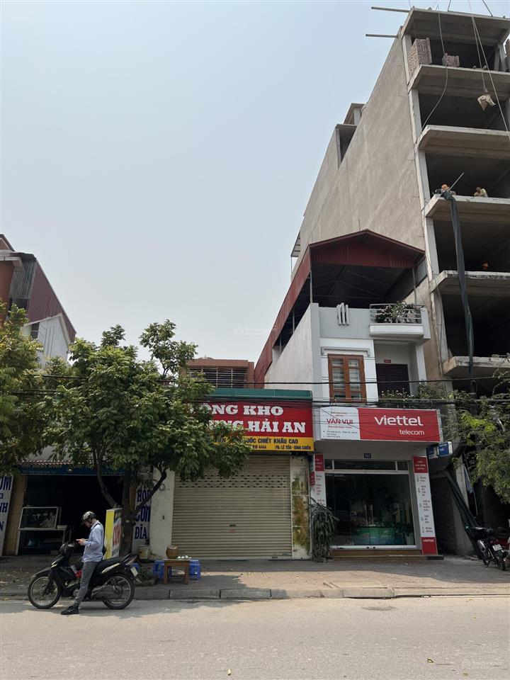 Bán 98m2 mặt đường ngô gia tư, hải an, hải phòng gần ngân hàng viettin bank, vỉa hè rộng