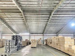Cho thuê kho xưởng, kv 10.000m2, xưởng 7.100m2, trong cụm cn tân an, long an