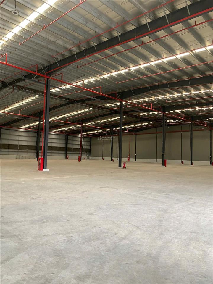 Cho thuê kho bến lức long an 4.300m²  80k/m2  pccc tự động