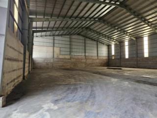 Cho thuê kho xưởng bến lức, long an kv 3000m2  nx 1000m2  55k/m2  pccc, bình điện đầy đủ pháp lý