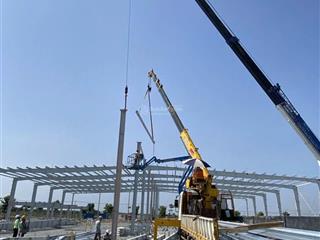 Cho thuê kho xưởng trong knc đức hòa long an kv 10.000m2 nx 6.554m23.5$/m2 ~ 90ng/m2  pccc đầy đủ