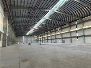 Cho thuê kho xưởng trong kcn long hậu kv 20.000m2, nx 3.000m2, pccc tự động, gía 4.2$/m2 ~ 110ng/m2