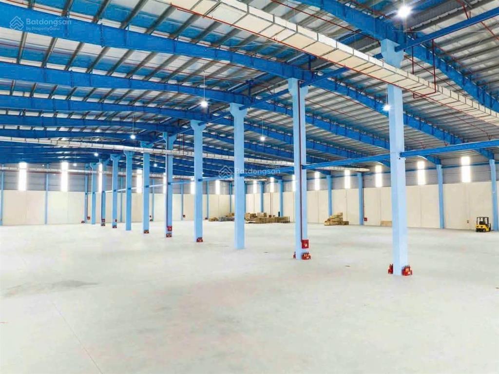 Cho thuê nhà xưởng 5.000m² trong kcn tân đô pccc tự động, bình điện 1.000kva