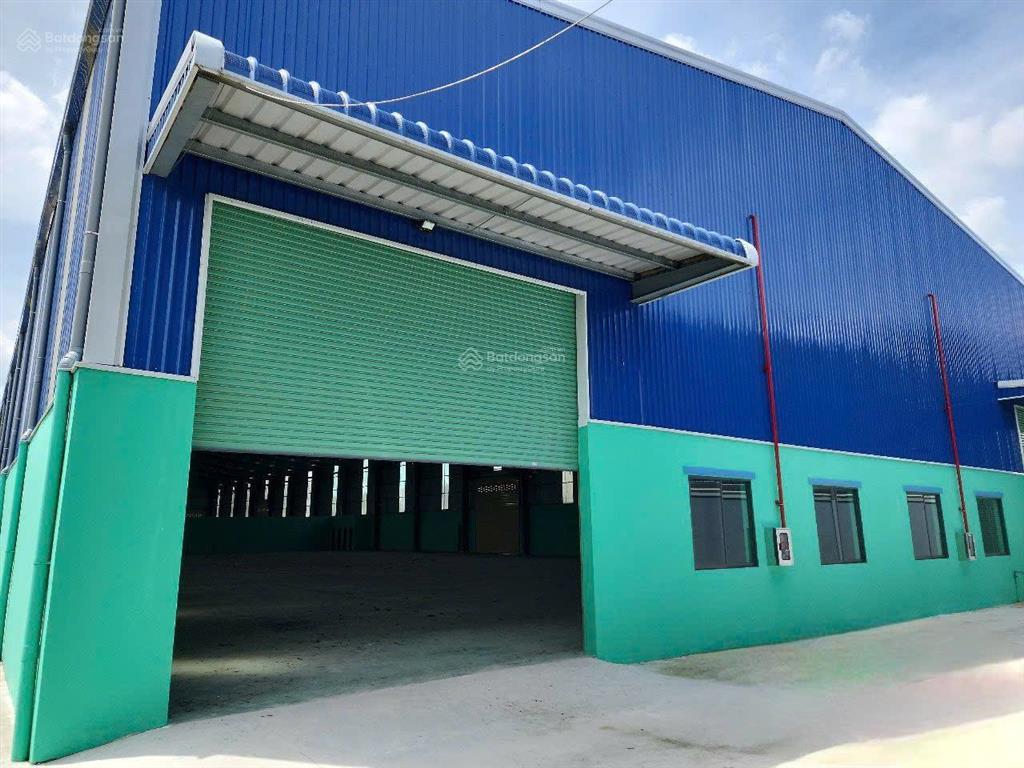 Cho thuê kho xưởng phước lý long an, kv 5.000m2, nx 2.000m2, bình 320kva, pccc đầy đủ, 60k/m2