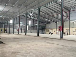 Cho thuê kho xưởng cần đước long an, kv 4.000m2, nx 2.000m2, pccc tự động, bình 560kva, 100tr/th