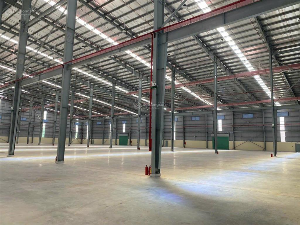 Cho thuê kho xưởng trong kcn thuận đạo kv 5ha, nx 2,4 ha, pccc tự động, trạm 1.000kva, 3,55$/m2