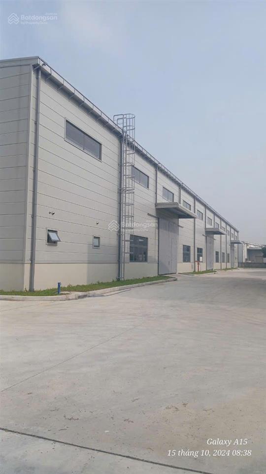 Cho thuê kho xưởng trong kcn thuận đạo kv 5ha, nx 2,4 ha, pccc tự động, trạm 1.000kva, 3,55$/m2