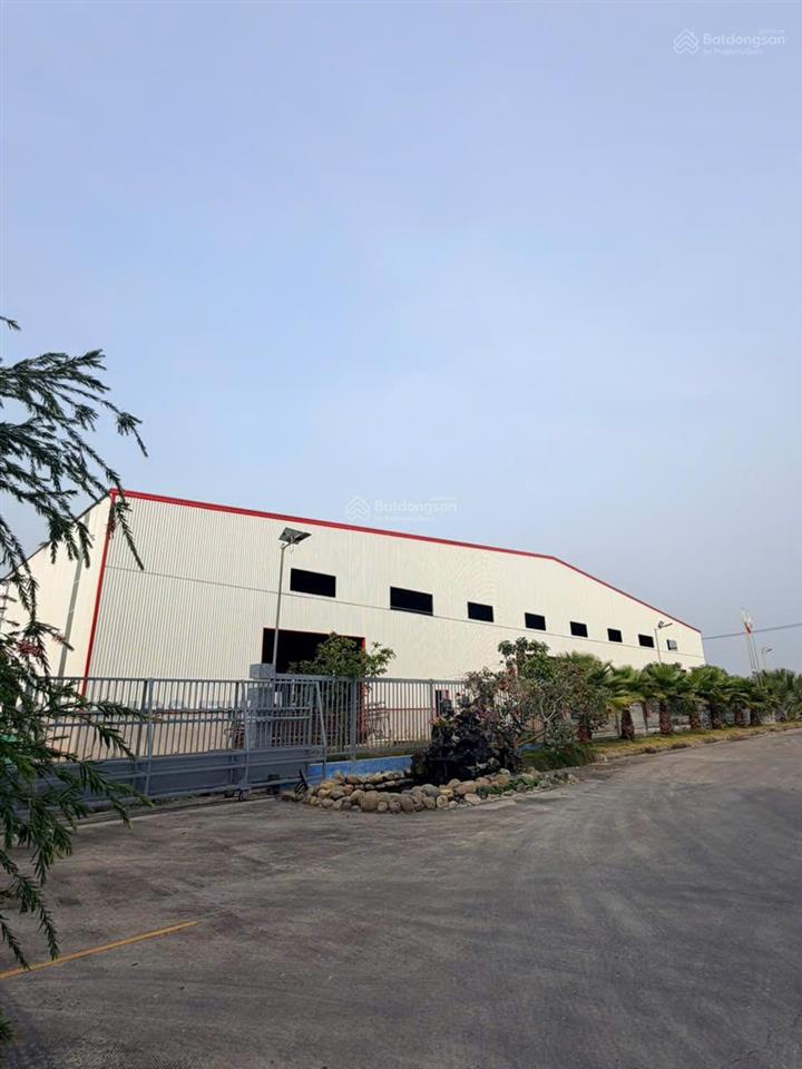 Cho thuê kho xưởng ngoài kcn bến lức kv 15.000m2, nx 10.000m2 đầy đủ pháp lí, chỉ 55k/m2