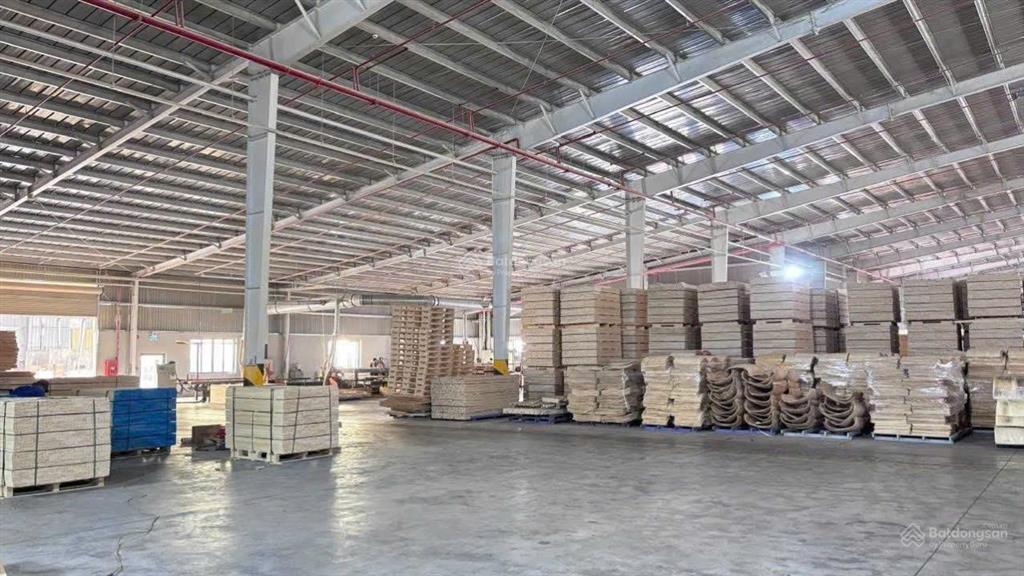 Cho thuê kho xưởng kcn tân đô kv 20.000m2, nx 5.400m2, pccc tự động bình điện lớn, giá 91ng/m2