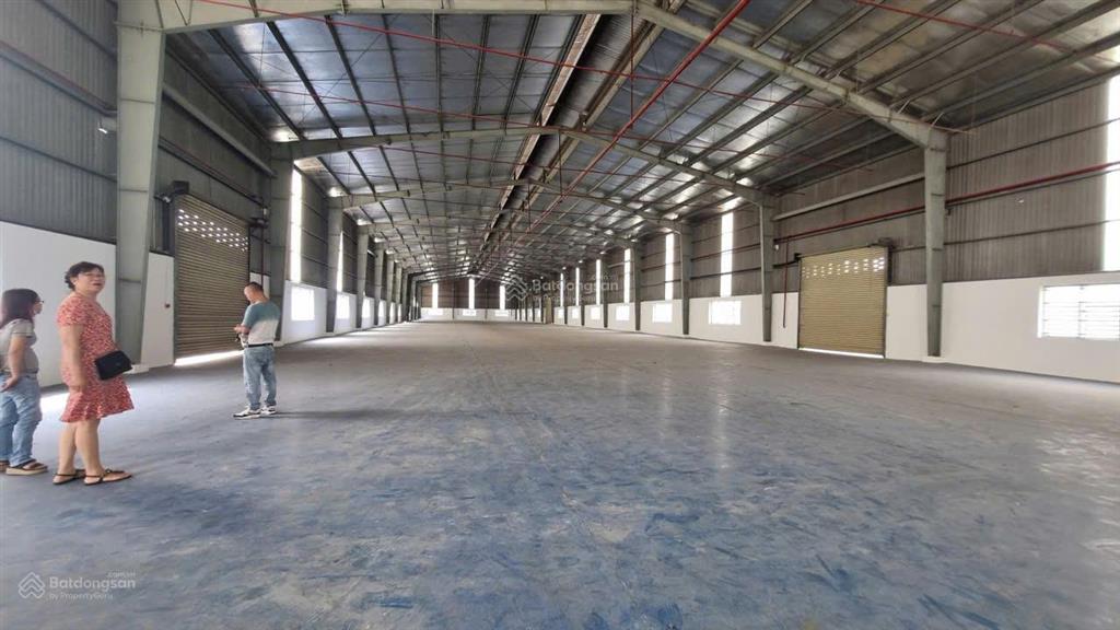 Cho thuê nhà xưởng kcn tân đô kv 5.000m2, nx 4.880m2, giá 3,3 usd/m2, pccc tự động, bình 560kva