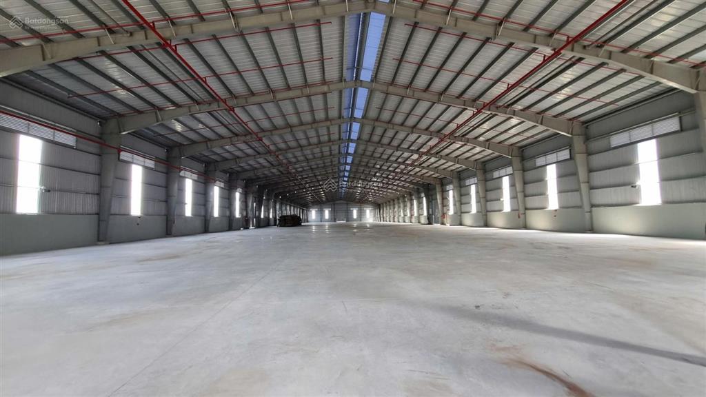 Cho thuê kho kv 19.000m2, kx 5.500m2 quốc lộ 50, cần đước giá từ 70.000đ/m2, pccc tự động