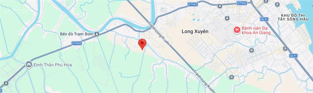 Bán gấp 3570 m2 mt trần hưng đạo (ql91), long xuyên, trị giá 250 tỷ chỉ còn 135 tỷ