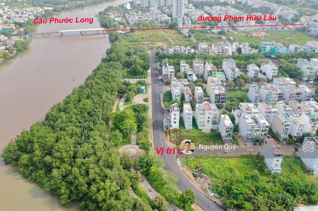 Gấp! đất 2 mặt tiền view sông + công viên, kdc phú mỹ q.7, dt 7x18m ngay gas tân mỹ, tuyến metro