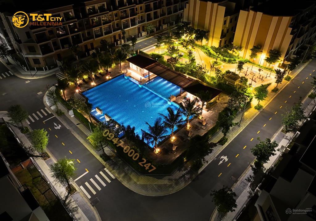 Biệt thự song lập chuyển nhượng rẻ nhất  10x20m kế góc  dự án t&t city millennia, cần giuộc