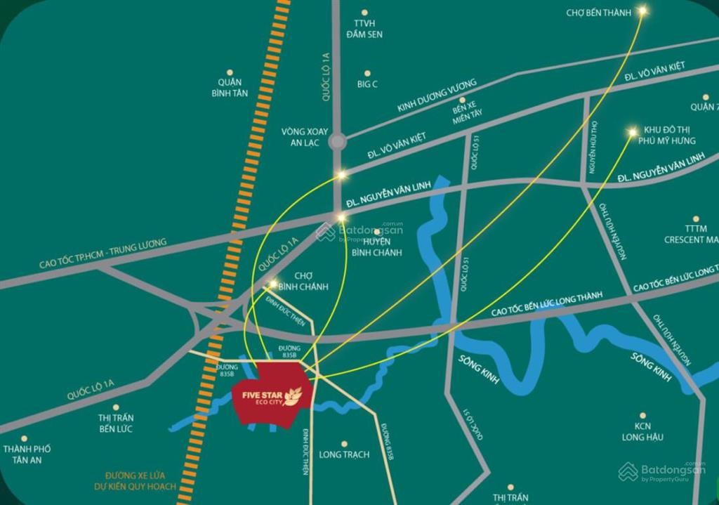 Dinh thự bình chánh 600m2 4pn + 4wc tại five star eco city, 48,8 tỷ  0938 337 ***