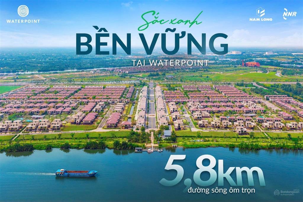 Nổi bật waterpoint biệt thự the pearl trực diện kênh đào chỉ 12,x tỷ. dt 273m2, 8/2027 nhận nhà