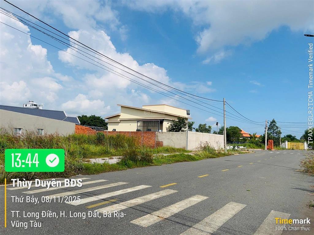 Cần tiền cho con đi du học bán gấp lô đất 171,5m2 thổ cư, ngay cổng chào long hải cách biển 15ph
