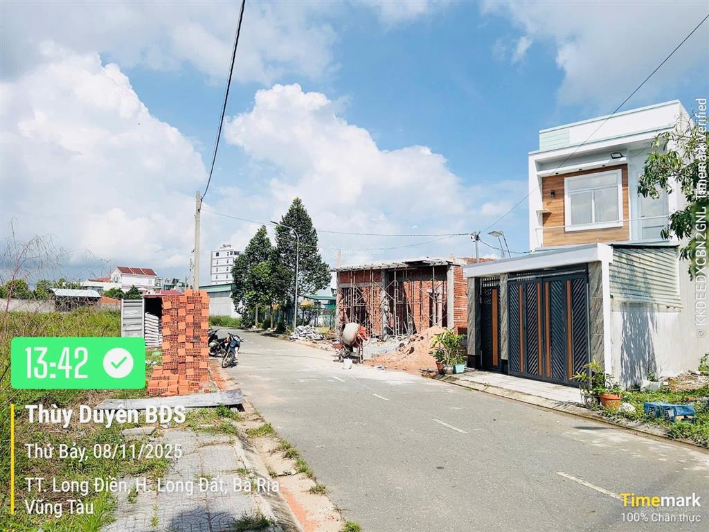 Cần tiền cho con đi du học bán gấp lô đất 171,5m2 thổ cư, ngay cổng chào long hải cách biển 15ph