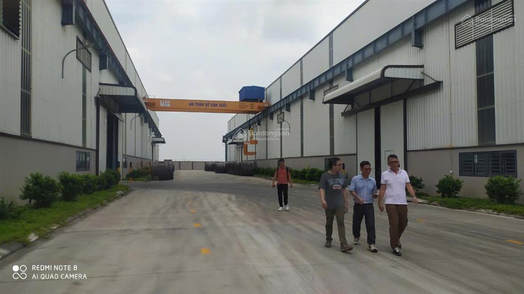 Cho thuê kho xưởng km 18 quốc lộ 5 mỹ hào  hưng yên của cty nam anh, dt 9000m2 có thể chia nhỏ