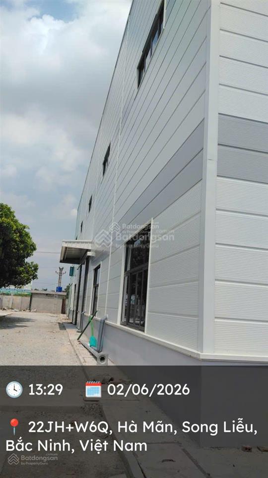 Cho thuê 8.000m² (có thể chia nhỏ) kho xưởng lô 2a cụm cn trí quả hà mãn  thuận thành  bắc ninh