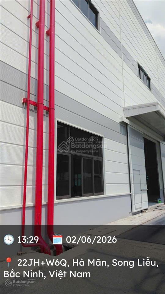 Cho thuê 8.000m² (có thể chia nhỏ) kho xưởng lô 2a cụm cn trí quả hà mãn  thuận thành  bắc ninh