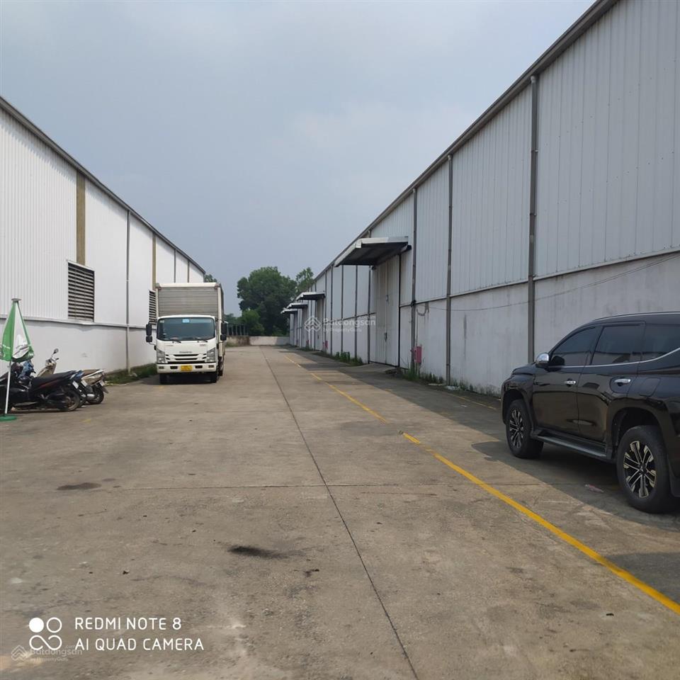 Cho thuê kho xưởng kcn hà bình phương  thường tín  hn, 13.500m2 có thể chia 800m2 cty cp tiến bộ